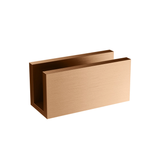 Meir Glass Fixing U Bracket - Lustre Bronze
