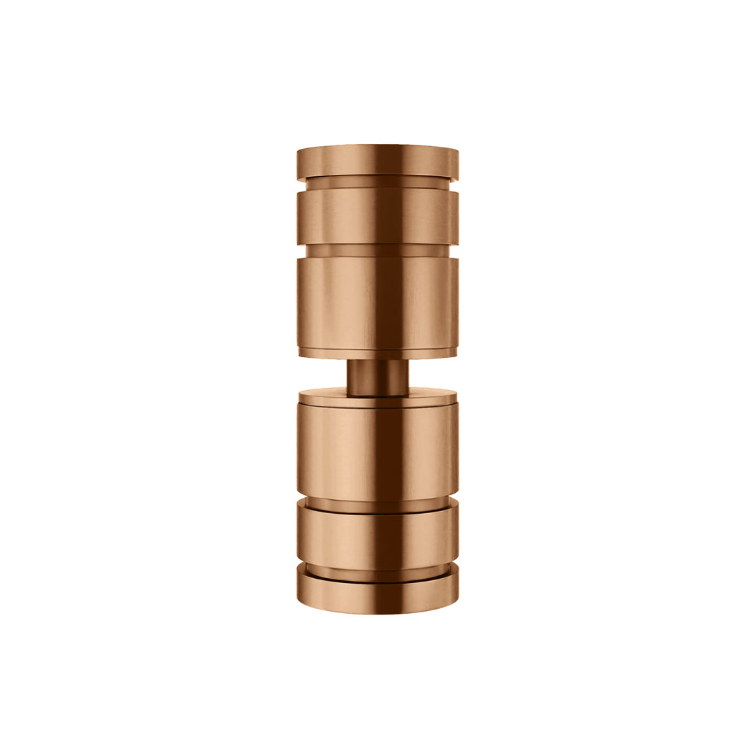 Meir Shower Door Round Handle - Lustre Bronze