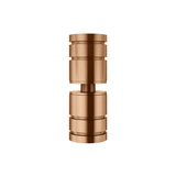Meir Shower Door Round Handle - Lustre Bronze
