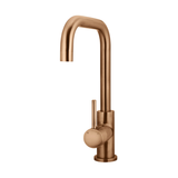 Meir Round Kitchen Mixer Tap - Lustre Bronze