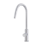 Meir Round Pinless Piccola Pull Out Kitchen Mixer Tap - Polished Chrome