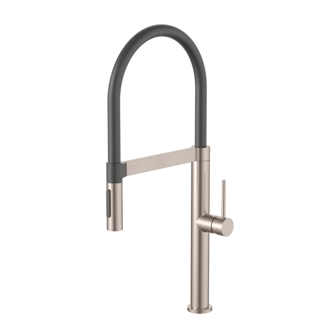 Meir Pull Down Kitchen Mixer With Magnetic Dock - Champagne Mk19-Ch