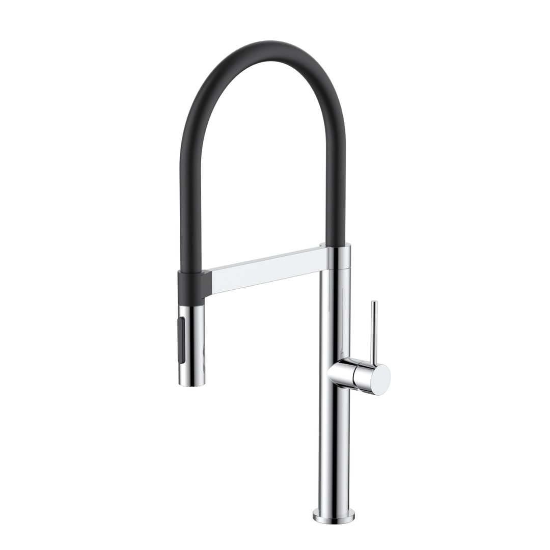 Meir Pull Down Kitchen Mixer With Magnetic Dock - Polished Chrome Mk19-C