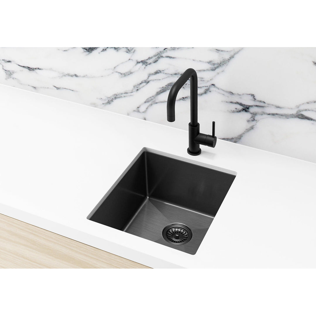 Meir Kitchen Sink Single Bowl 380 X 440 - Shadow