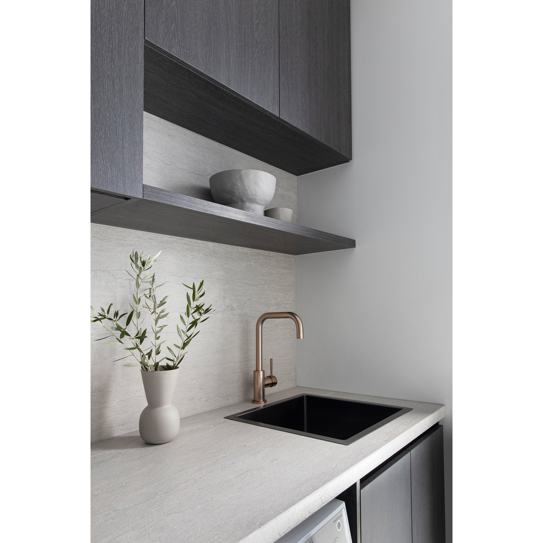 Meir Kitchen Sink Single Bowl 450 X 450 - Shadow