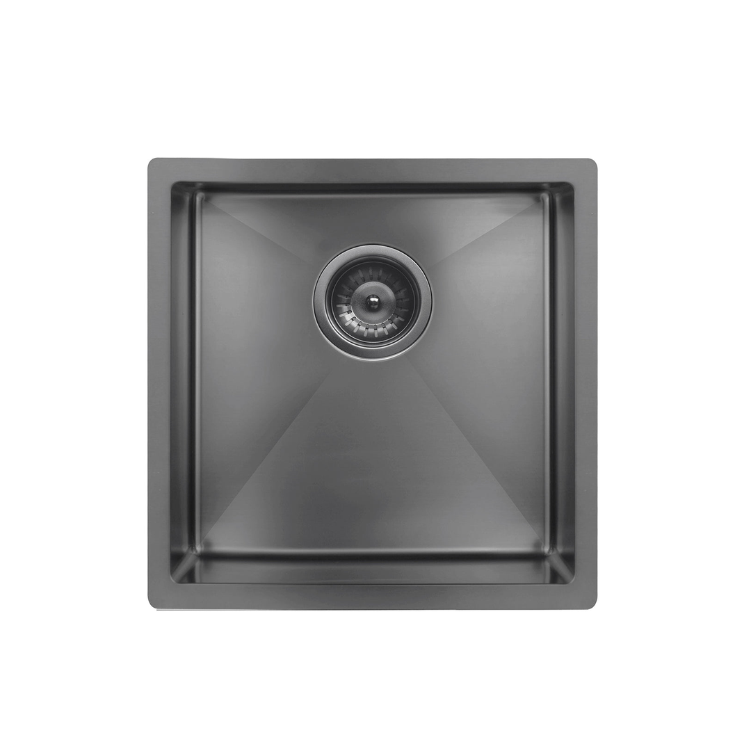 Meir Kitchen Sink Single Bowl 450 X 450 - Shadow