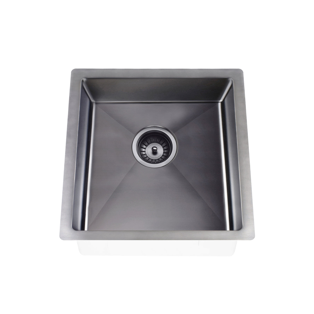 Meir Kitchen Sink Single Bowl 450 X 450 - Shadow