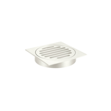 Meir Square Floor Grate Shower Drain 100Mm Outlet - Brushed Nickel