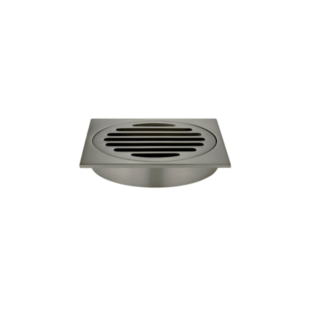 Meir Square Floor Grate Shower Drain 100Mm Outlet - Shadow