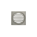 Meir Square Floor Grate Shower Drain 100Mm Outlet - Shadow