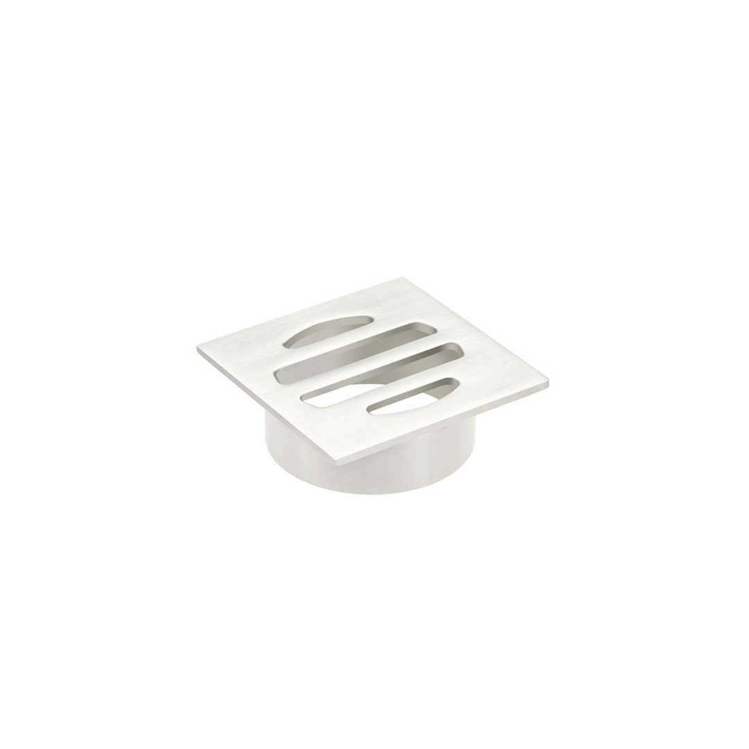 Meir Square Floor Grate Shower Drain 50Mm Outlet - Brushed Nickel
