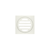 Meir Square Floor Grate Shower Drain 80Mm Outlet - Brushed Nickel