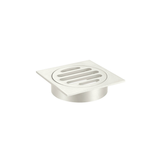 Meir Square Floor Grate Shower Drain 80Mm Outlet - Brushed Nickel
