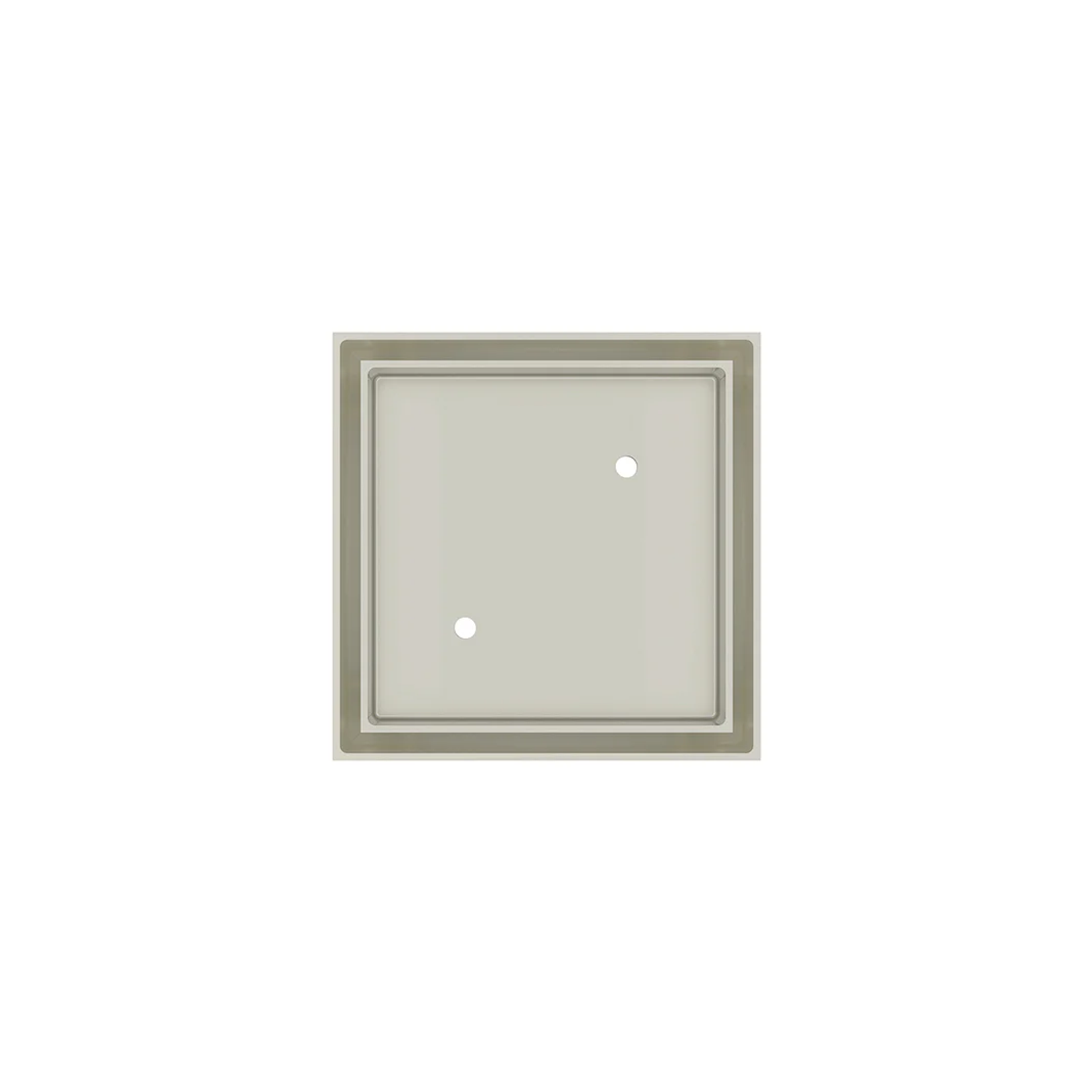 Meir Shower Waste With Tile Insert - Brushed Nickel