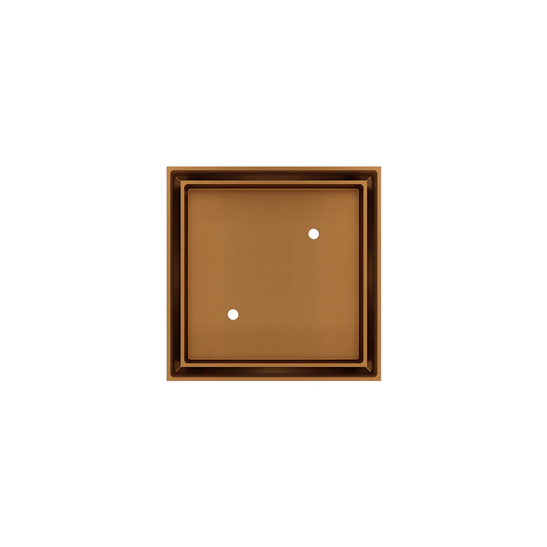 Meir Shower Waste With Tile Insert - Lustre Bronze