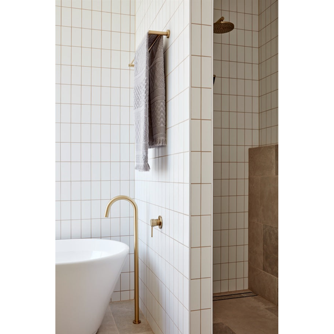 Meir Round Wall Mixer Finish Kit - Tiger Bronze