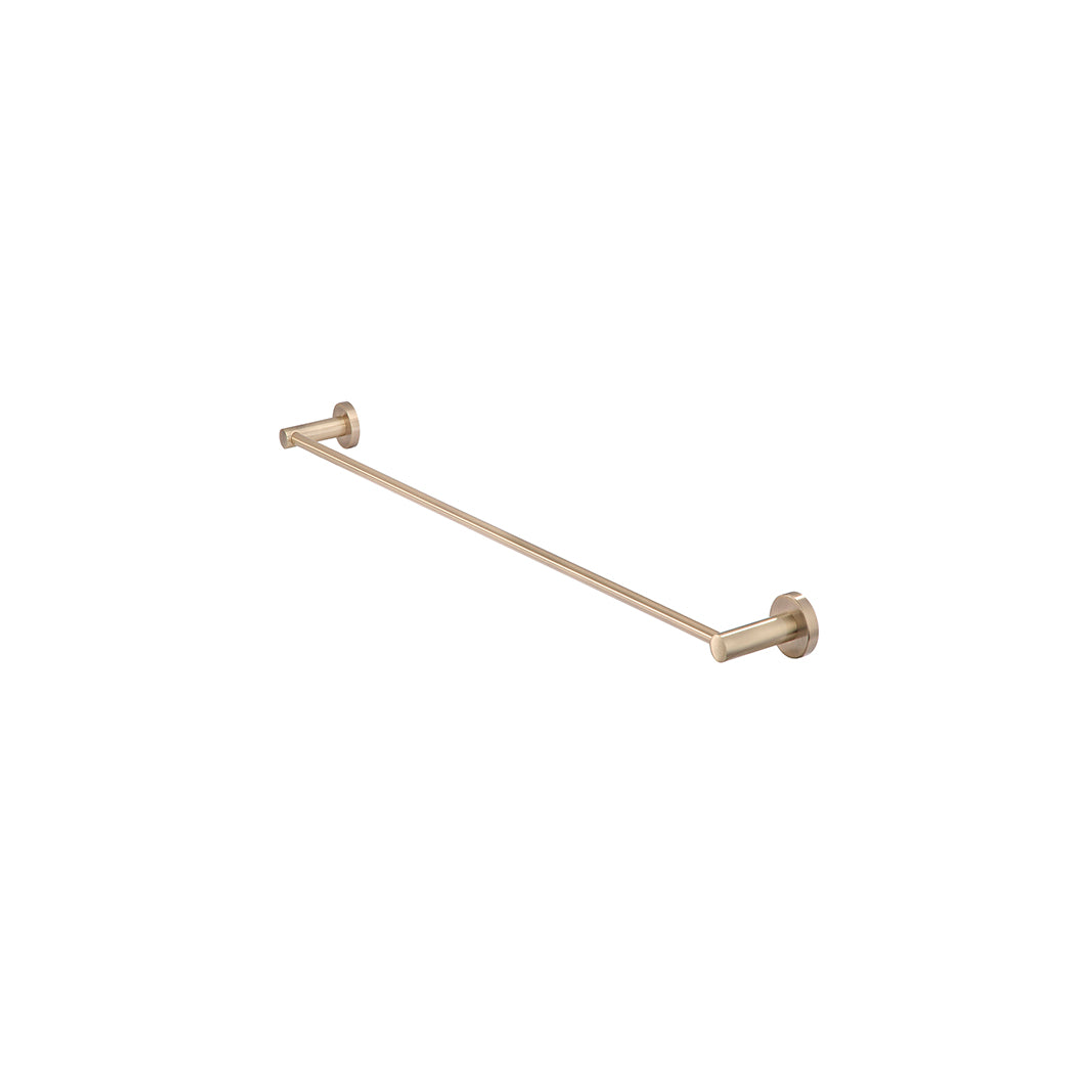 Meir Round Single Towel Rail 600Mm - Champagne