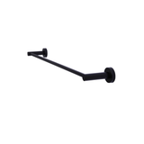 Meir Round Single Towel Rail 600Mm - Matte Black