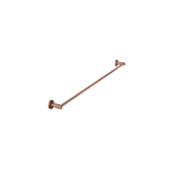 Meir Round Single Towel Rail 600Mm - Lustre Bronze