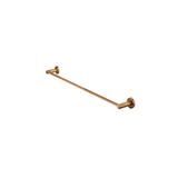 Meir Round Single Towel Rail 600Mm - Lustre Bronze
