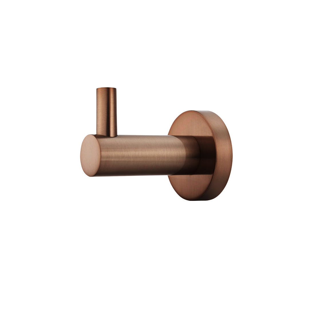 Meir Round Robe Hook - Lustre Bronze