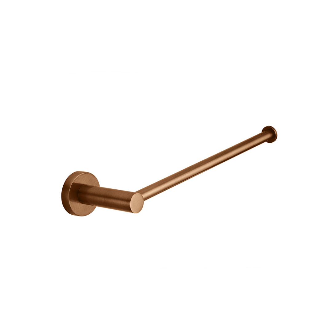 Meir Round Guest Towel Rail - Lustre Bronze