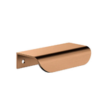 Meir Oppen Edge Pull 75Mm Cabinet Handle - Lustre Bronze