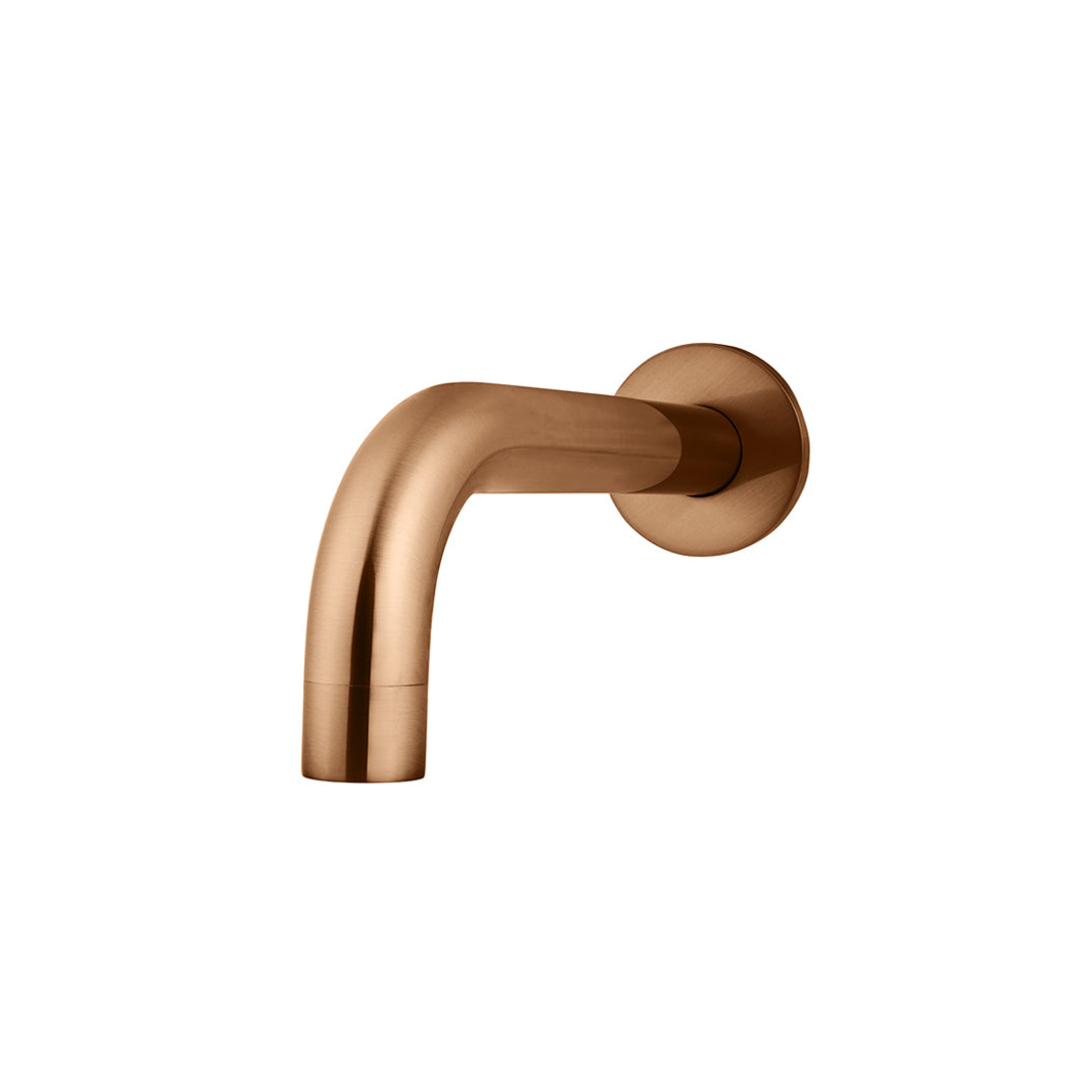Meir Universal Round Curved Spout - Lustre Bronze