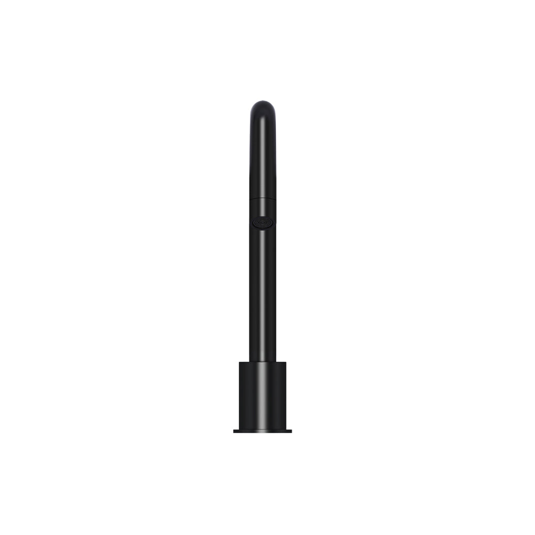 Meir Round Hob Mounted Swivel Spout - Matte Black