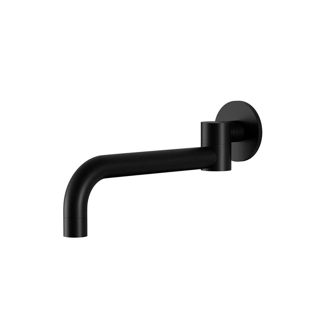 Meir Round Swivel Wall Spout - Matte Black