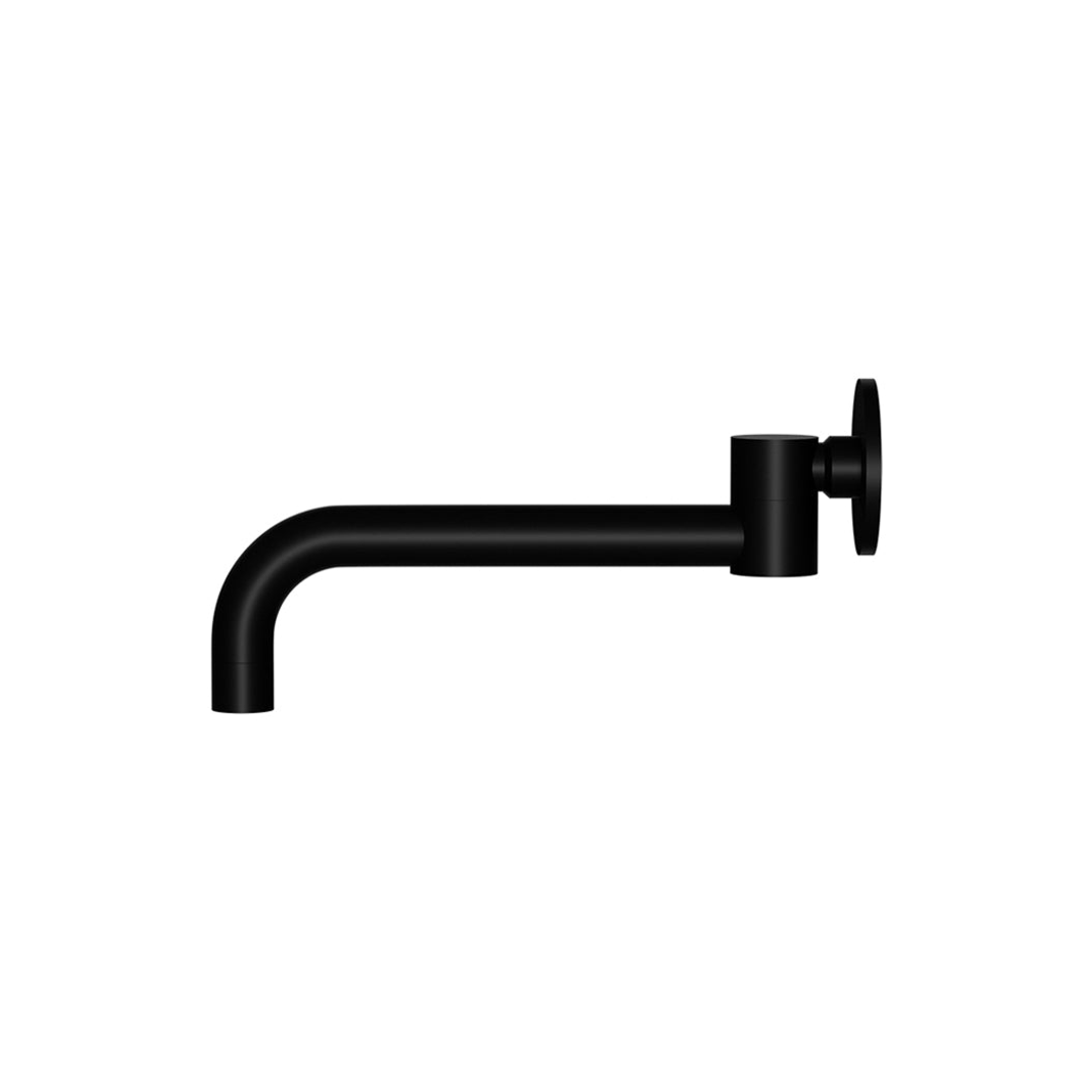 Meir Round Swivel Wall Spout - Matte Black