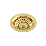 Meir Sink Strainer And Waste Plug Basket With Stopper - Tiger Bronze