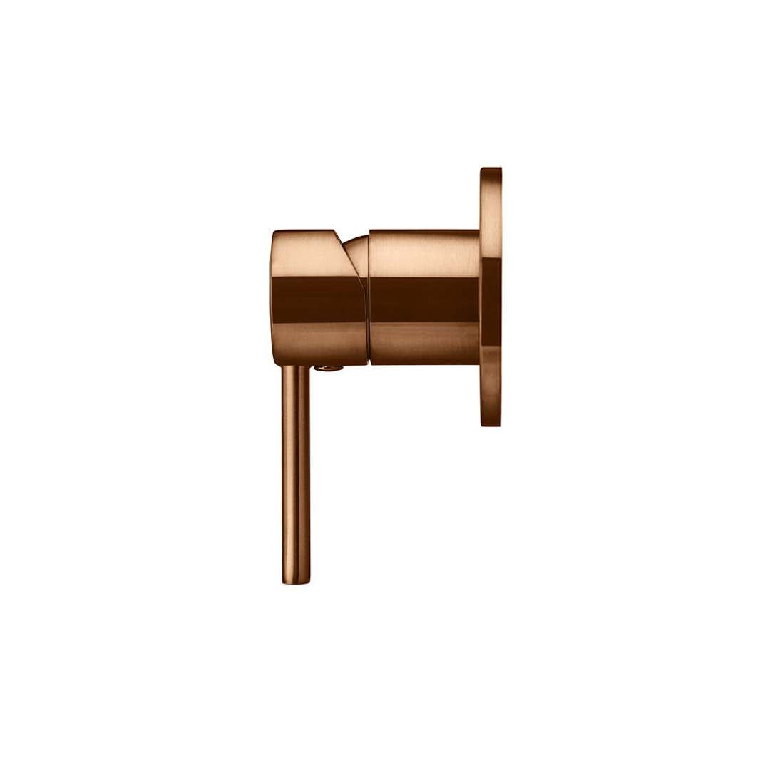 Meir Round Wall Mixer Finish Kit - Lustre Bronze