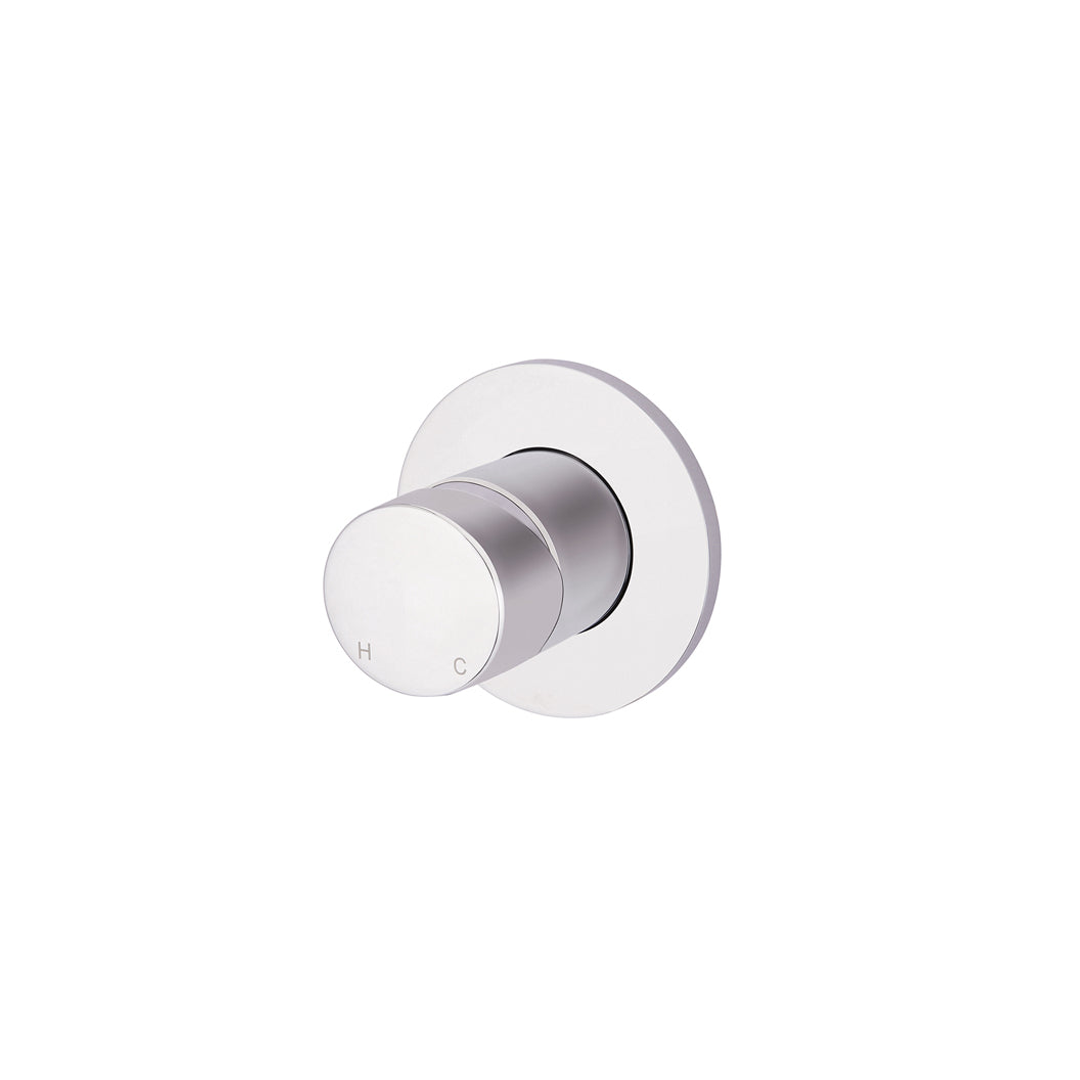 Meir Round Wall Mixer Pinless Handle Finish Kit - Polished Chrome