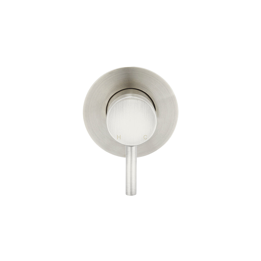 Meir Round Wall Mixer Short Pin Lever Finish Kit - Brushed Nickel