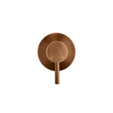 Meir Round Wall Mixer Short Pin Lever Finish Kit - Lustre Bronze