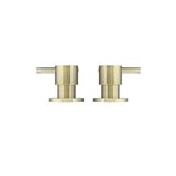 Meir Round Quarter Turn Wall Top Assemblies - Tiger Bronze