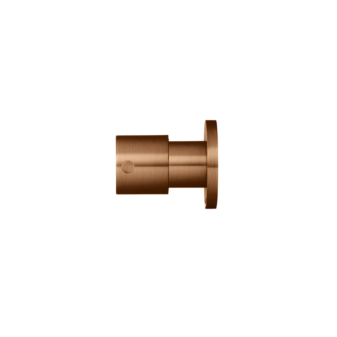 Meir Round Quarter Turn Wall Top Assemblies - Lustre Bronze