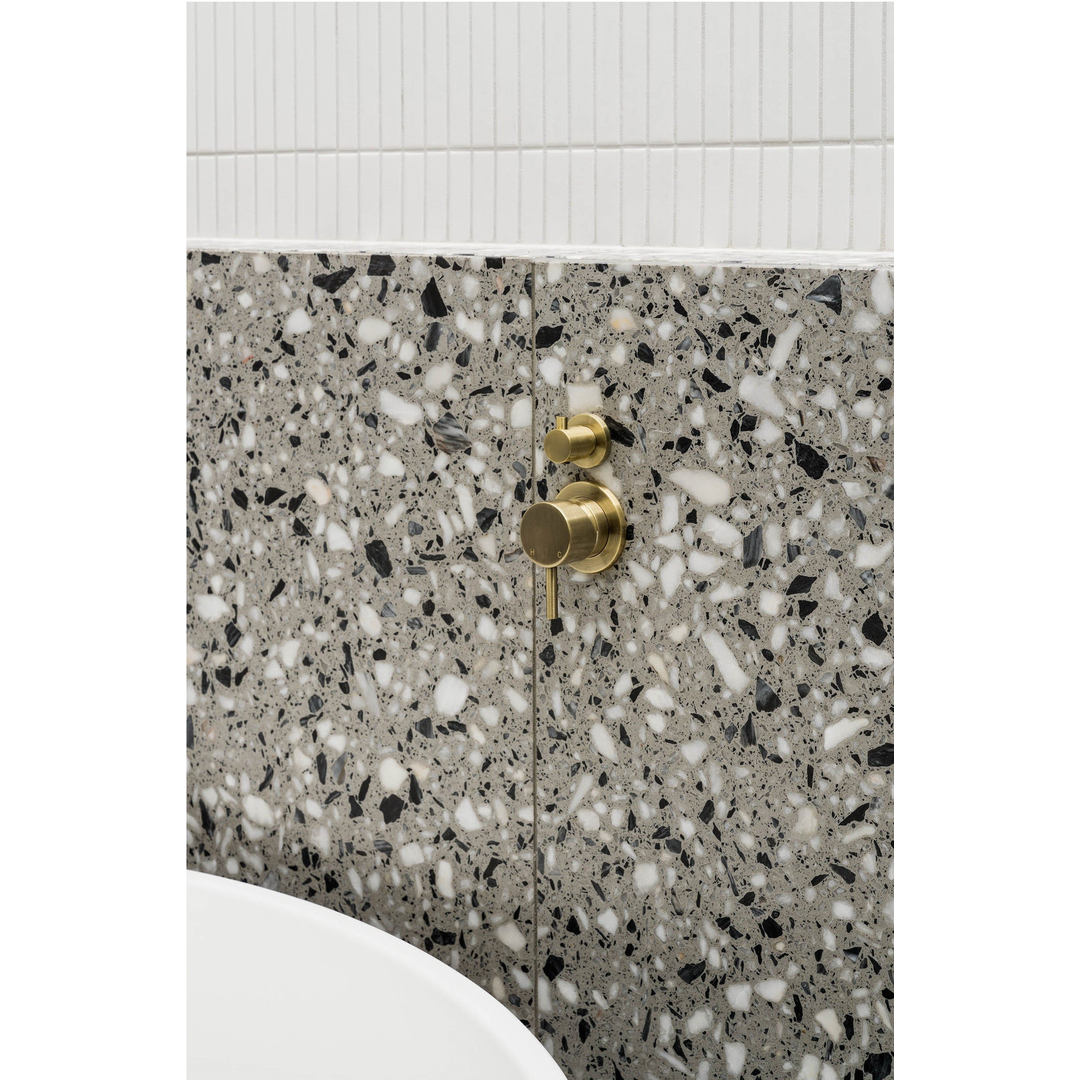 Meir Round Diverter Mixer Finish Kit - Tiger Bronze