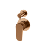 Meir Round Diverter Mixer Paddle Handle Finish Kit - Lustre Bronze