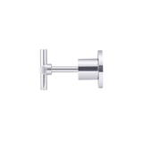 Meir Cross Handle Jumper Valve Wall Top Assemblies - Polished Chrome