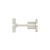Meir Cross Handle Jumper Valve Wall Top Assemblies - Brushed Nickel