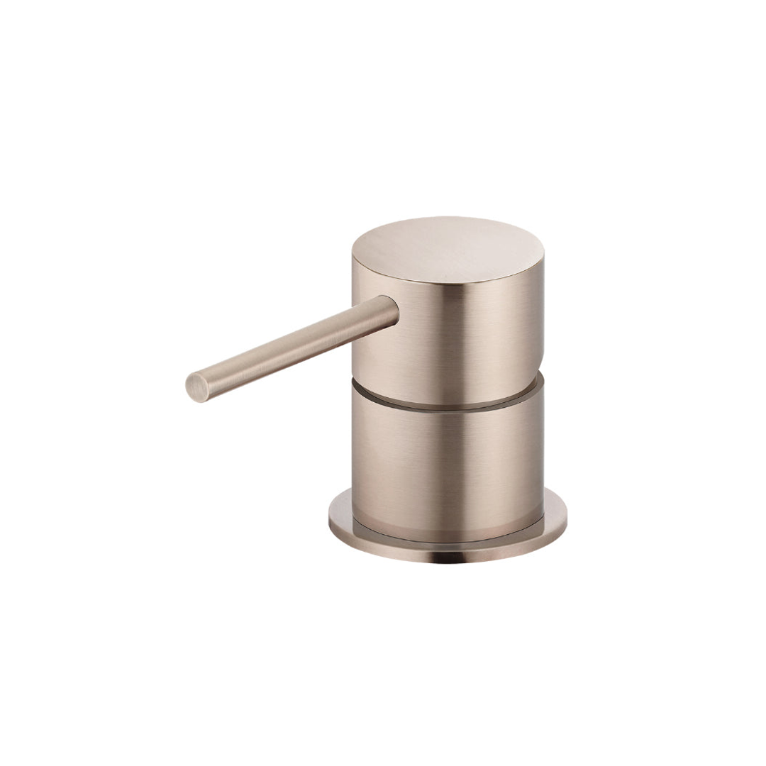 Meir Round Deck Mounted Mixer - Champagne