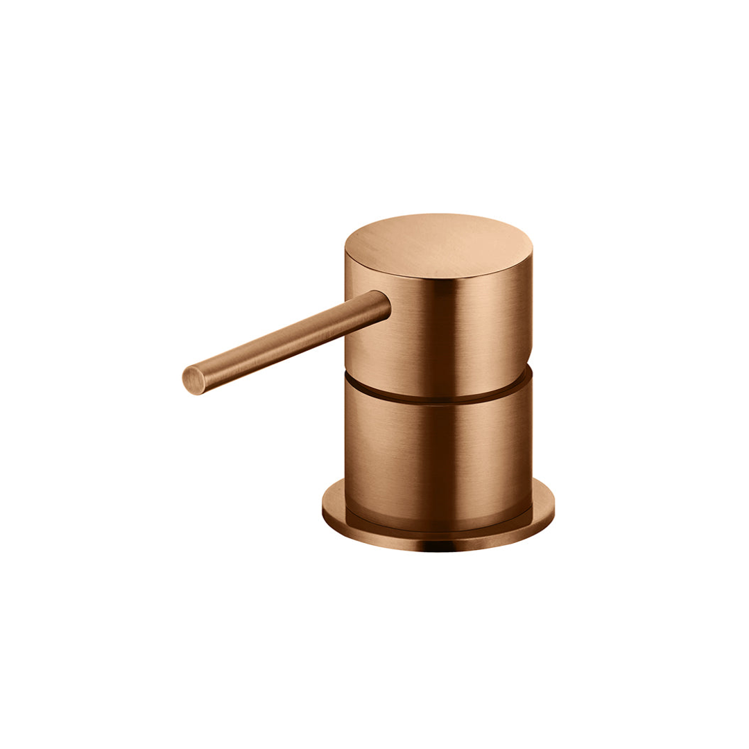 Meir Round Deck Mounted Mixer - Lustre Bronze