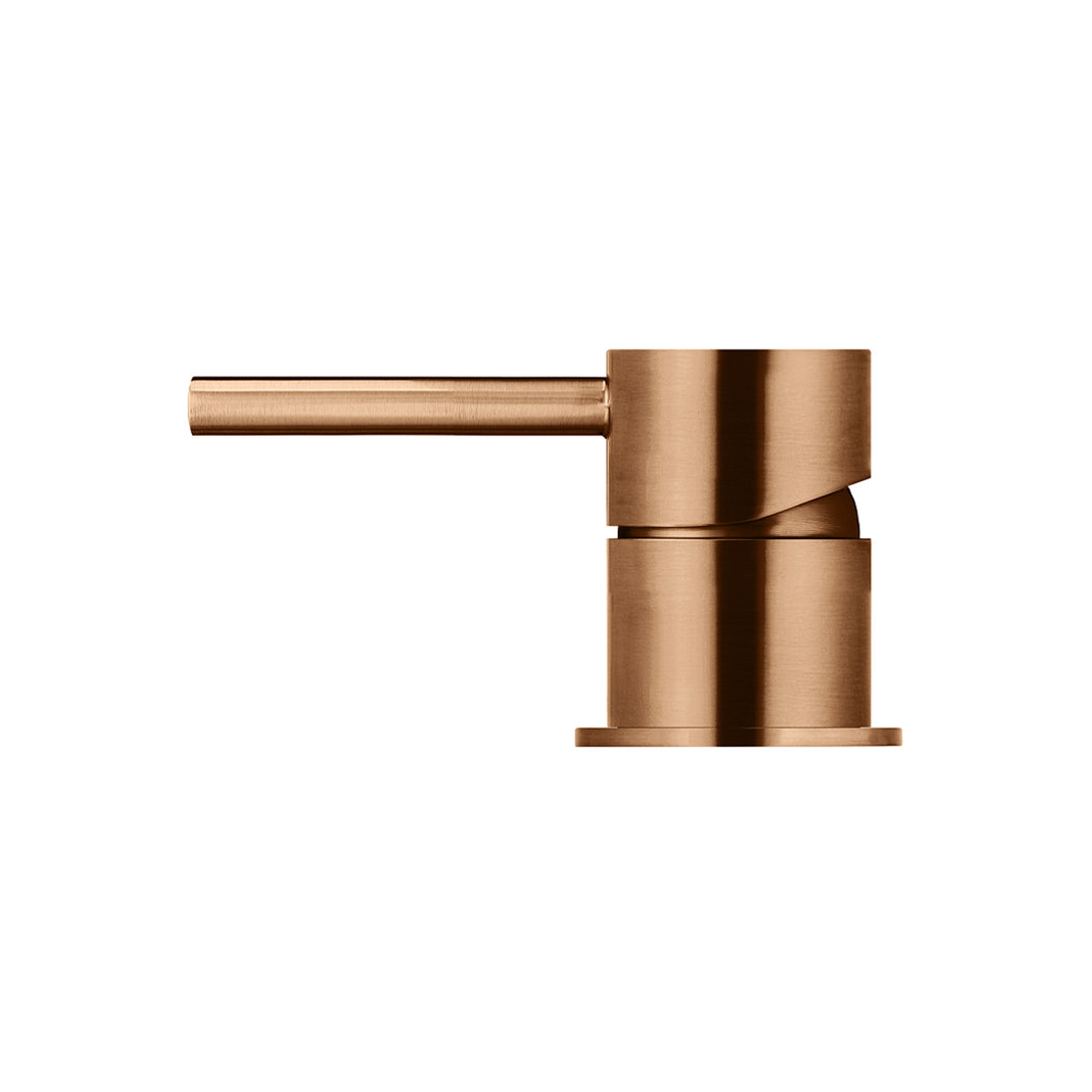 Meir Round Deck Mounted Mixer - Lustre Bronze