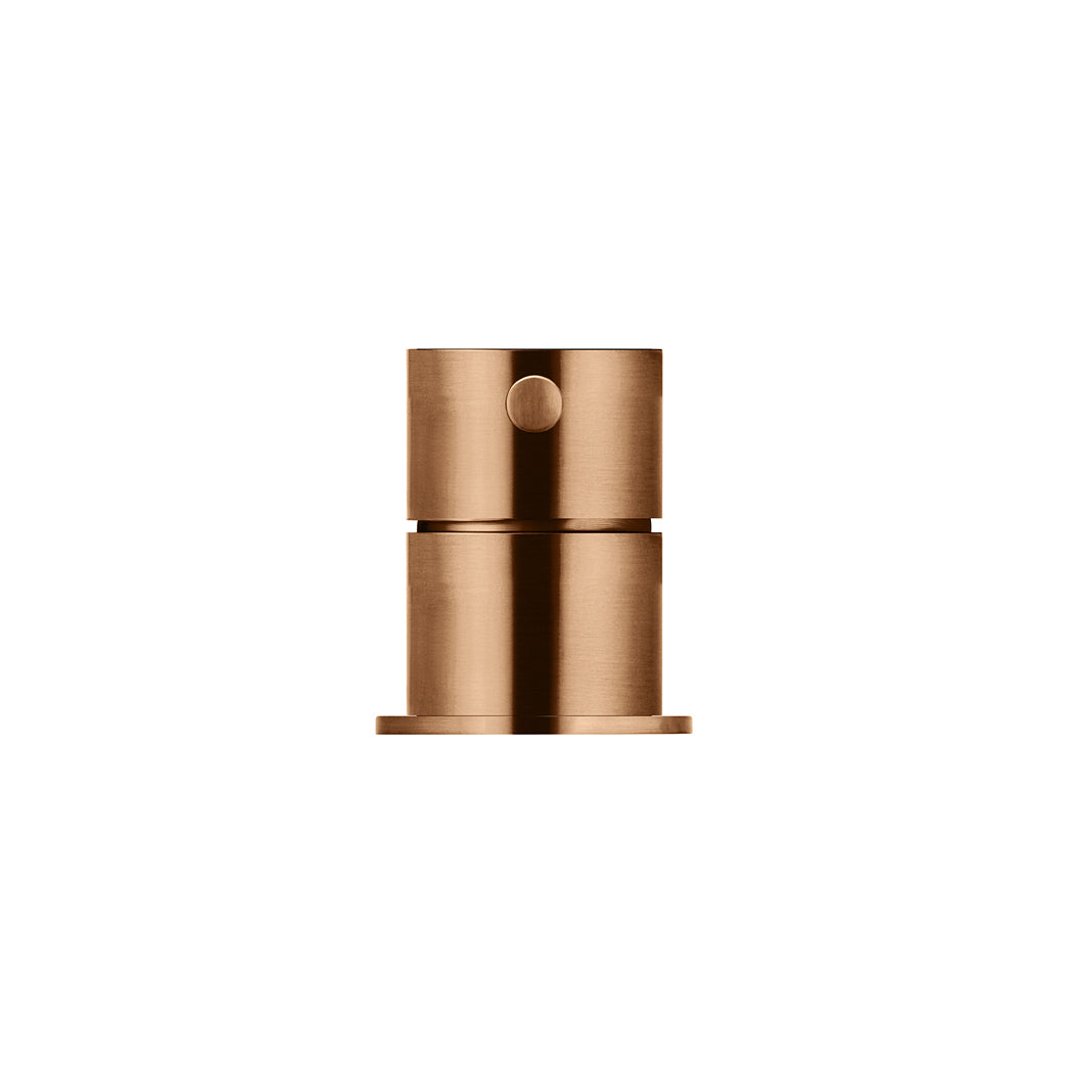 Meir Round Deck Mounted Mixer - Lustre Bronze