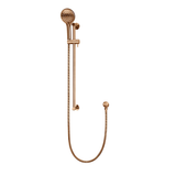 Meir Round Three Function Hand Shower On Rail Column - Lustre Bronze