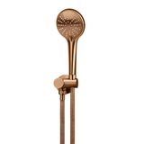 Meir Round Hand Shower On Swivel Bracket - Lustre Bronze