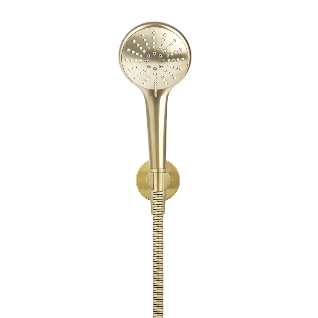 Meir Round Three Function Hand Shower On Fixed Bracket - Tiger Bronze
