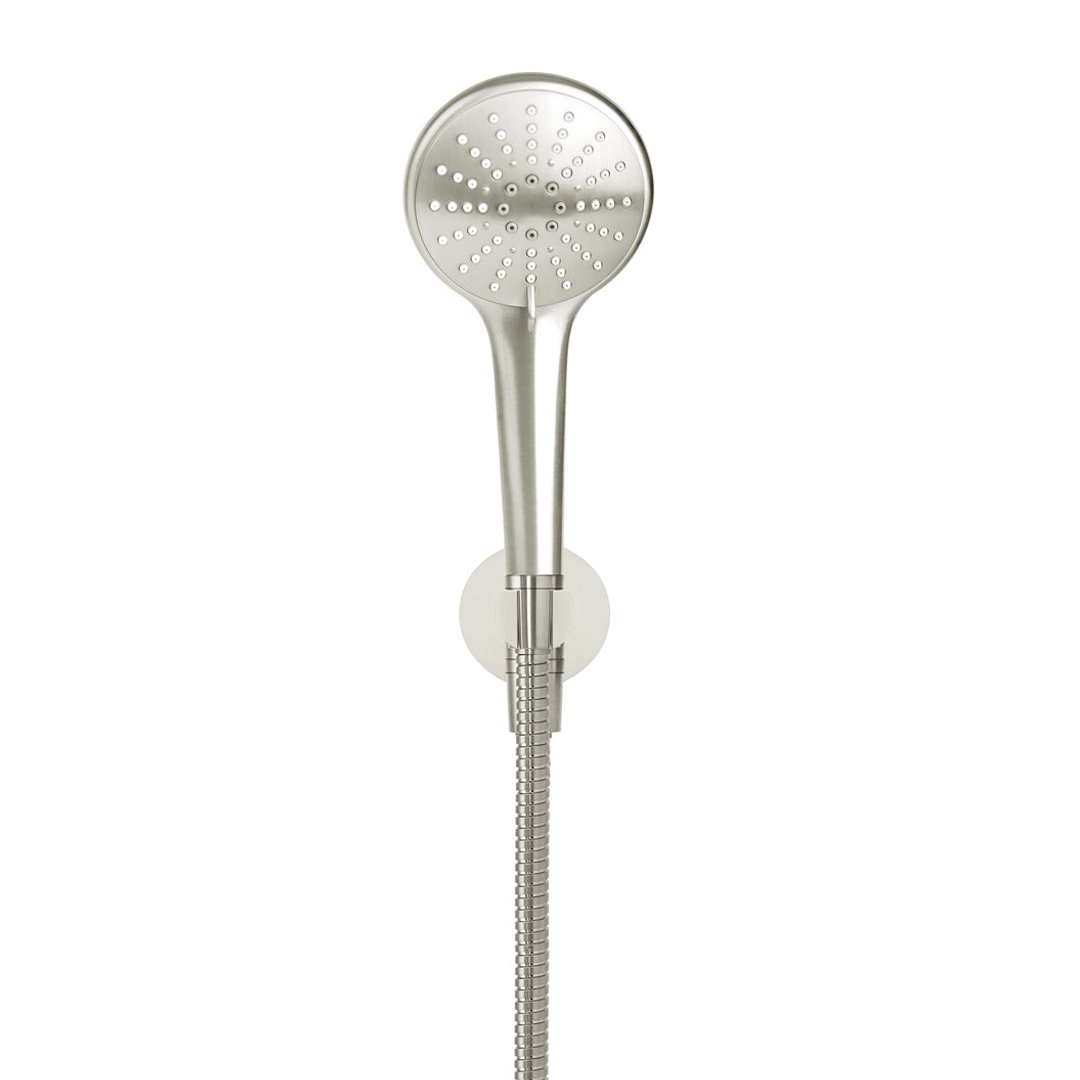 Meir Round Three Function Hand Shower On Fixed Bracket - Brushed Nickel